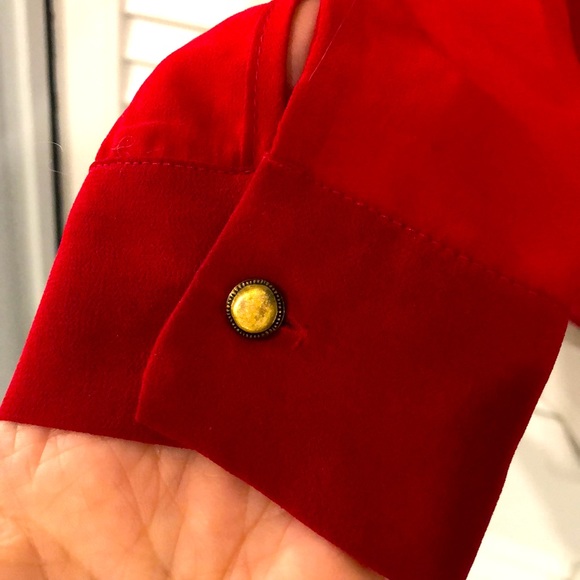 NWT Patterson J. Kincaid Sheer Blouse - Picture 13 of 13